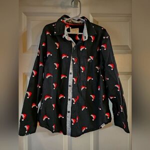 Boys Christmas button up